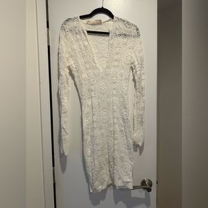 Stunning Fitted Jen’s Pirate Booty French Lace Dress Size M/L